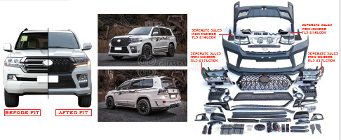 UPGRADE KIT TO CHANGE LAND CRUISER FROM 2008 TO 2020 FOR OUTSIDE & INSIDE - Trupi dhe të jashtme për Veturë: foto 1 UPGRADE KIT TO CHANGE LAND CRUISER FROM 2008 TO 2020 FOR OUTSIDE & INSIDE - Trupi dhe të jashtme për Veturë: foto 1