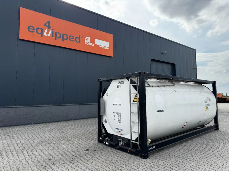 CIMC TOP: 2022, 20FT ISO, 25.030L, L4BN, UN Portable, T11, test:01 -2027 - Kontejner cisternë: foto 1 CIMC TOP: 2022, 20FT ISO, 25.030L, L4BN, UN Portable, T11, test:01 -2027 - Kontejner cisternë: foto 1