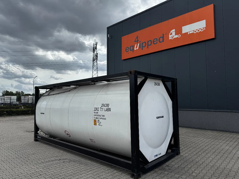CIMC TOP: 2022, 20FT ISO, 25.030L, L4BN, UN Portable, T11, test: 09-2026 - Rezervuari i magazinimit: foto 3 CIMC TOP: 2022, 20FT ISO, 25.030L, L4BN, UN Portable, T11, test: 09-2026 - Rezervuari i magazinimit: foto 3