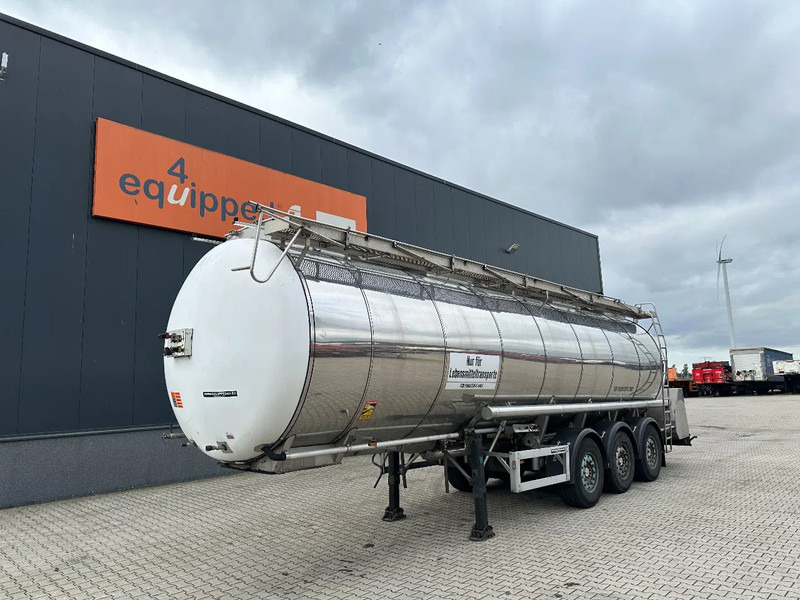 Feldbinder FOOD / LEVENSMIDDELEN / LEBENSMITTEL / 33.500L / 3-COMP / PUMP / NL-trailer / APK: 10-2026 - Gjysmë rimorkio me bot: foto 1 Feldbinder FOOD / LEVENSMIDDELEN / LEBENSMITTEL / 33.500L / 3-COMP / PUMP / NL-trailer / APK: 10-2026 - Gjysmë rimorkio me bot: foto 1