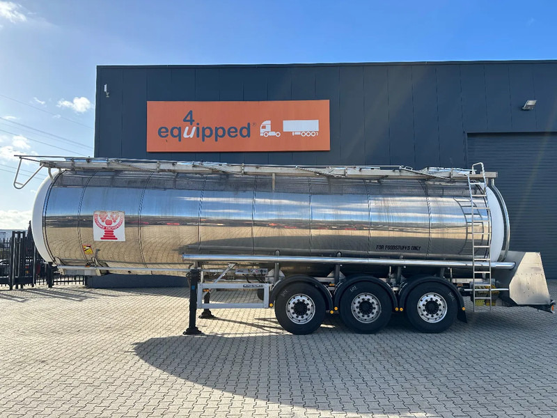 Feldbinder LEBENSMITTEL / LEVENSMIDDELEN FOOD / 33.500L / 3-COMP / PUMPE / INOX / NL-trailer / APK: 10-2026 - Gjysmë rimorkio me bot: foto 2 Feldbinder LEBENSMITTEL / LEVENSMIDDELEN FOOD / 33.500L / 3-COMP / PUMPE / INOX / NL-trailer / APK: 10-2026 - Gjysmë rimorkio me bot: foto 2