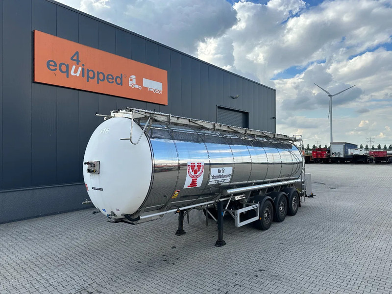 Feldbinder LEVENSMIDDELEN / FOOD / LEBENSMITTEL / 33.500L / 3-COMP / POMP / NL-trailer / APK: 03-2026 - Gjysmë rimorkio me bot: foto 1 Feldbinder LEVENSMIDDELEN / FOOD / LEBENSMITTEL / 33.500L / 3-COMP / POMP / NL-trailer / APK: 03-2026 - Gjysmë rimorkio me bot: foto 1