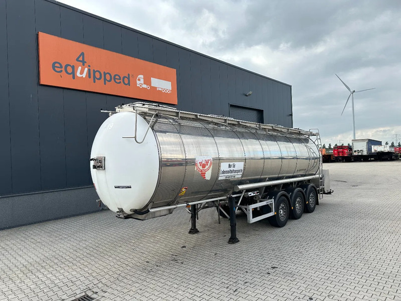 Feldbinder LEVENSMIDDELEN / FOOD / LEBENSMITTEL / 33.500L / 3-COMP / POMP / NL-trailer / APK: 10-2026, 10x beschikbaar - Gjysmë rimorkio me bot: foto 1 Feldbinder LEVENSMIDDELEN / FOOD / LEBENSMITTEL / 33.500L / 3-COMP / POMP / NL-trailer / APK: 10-2026, 10x beschikbaar - Gjysmë rimorkio me bot: foto 1