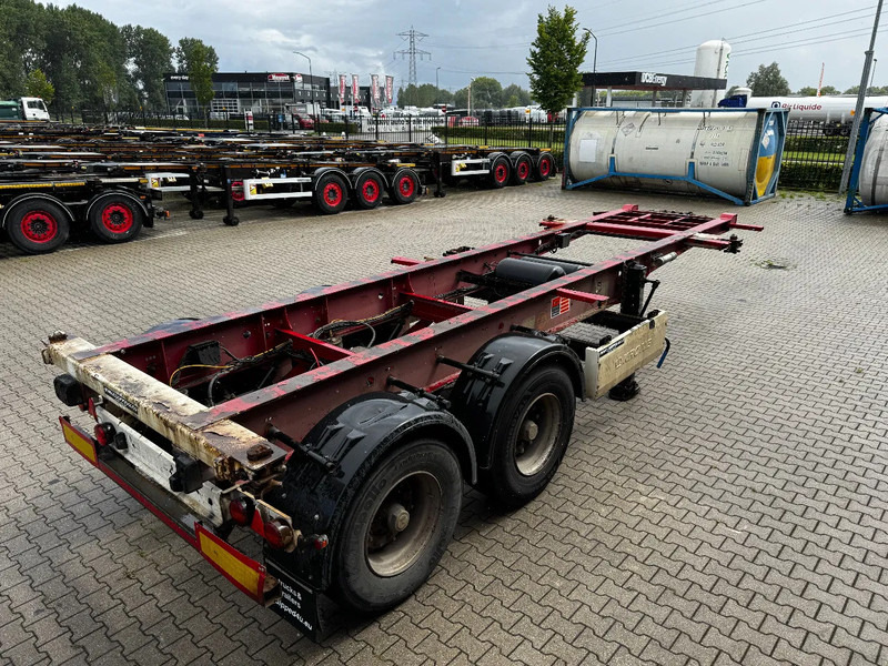 Krone 2-axle 20FT chassis, BPW + drumbrakes, airsuspension, empty weight: 3.180kg, 2x available - Transportjer kontejnerësh/ Gjysmë rimorkio me karroceri të çmontueshme: foto 3 Krone 2-axle 20FT chassis, BPW + drumbrakes, airsuspension, empty weight: 3.180kg, 2x available - Transportjer kontejnerësh/ Gjysmë rimorkio me karroceri të çmontueshme: foto 3