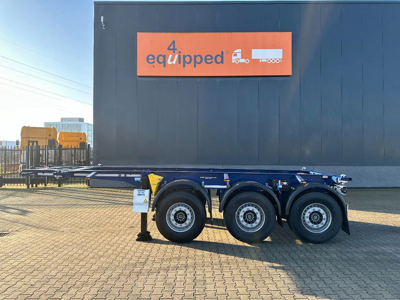 Krone NEW / DIRECT AVAILABLE 20FT ADR-CHASSIS, DISCBRAKES, LIFTAXLE, 2x available - Transportjer kontejnerësh/ Gjysmë rimorkio me karroceri të çmontueshme: foto 2 Krone NEW / DIRECT AVAILABLE 20FT ADR-CHASSIS, DISCBRAKES, LIFTAXLE, 2x available - Transportjer kontejnerësh/ Gjysmë rimorkio me karroceri të çmontueshme: foto 2