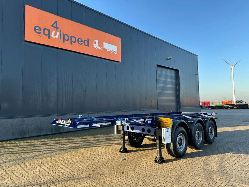 Krone NEW / DIRECT AVAILABLE 20FT ADR-CHASSIS, DISCBRAKES, LIFTAXLE, 2x available - Transportjer kontejnerësh/ Gjysmë rimorkio me karroceri të çmontueshme: foto 1 Krone NEW / DIRECT AVAILABLE 20FT ADR-CHASSIS, DISCBRAKES, LIFTAXLE, 2x available - Transportjer kontejnerësh/ Gjysmë rimorkio me karroceri të çmontueshme: foto 1