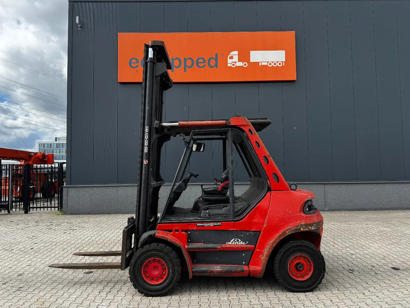 Linde H80D FORKLIFT, 8000KG, duplex, 6 cil. Deutz diesel, 14.934hrs, - Pirun më naftë: foto 2 Linde H80D FORKLIFT, 8000KG, duplex, 6 cil. Deutz diesel, 14.934hrs, - Pirun më naftë: foto 2