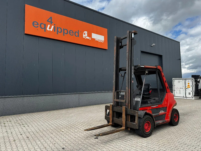 Linde H80D FORKLIFT, 8000KG, duplex, 6 cil. Deutz diesel, 14.934hrs, - Pirun më naftë: foto 1 Linde H80D FORKLIFT, 8000KG, duplex, 6 cil. Deutz diesel, 14.934hrs, - Pirun më naftë: foto 1