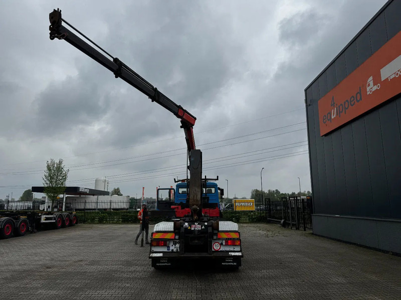 MAN FE 410A, 6x4, EURO 2, Palfinger PK17000 Crane + VDL HOOK, full spring, manual gearbox, MOT 9/2025 - Kamion vetëngarkues, Kamion me vinç: foto 5 MAN FE 410A, 6x4, EURO 2, Palfinger PK17000 Crane + VDL HOOK, full spring, manual gearbox, MOT 9/2025 - Kamion vetëngarkues, Kamion me vinç: foto 5