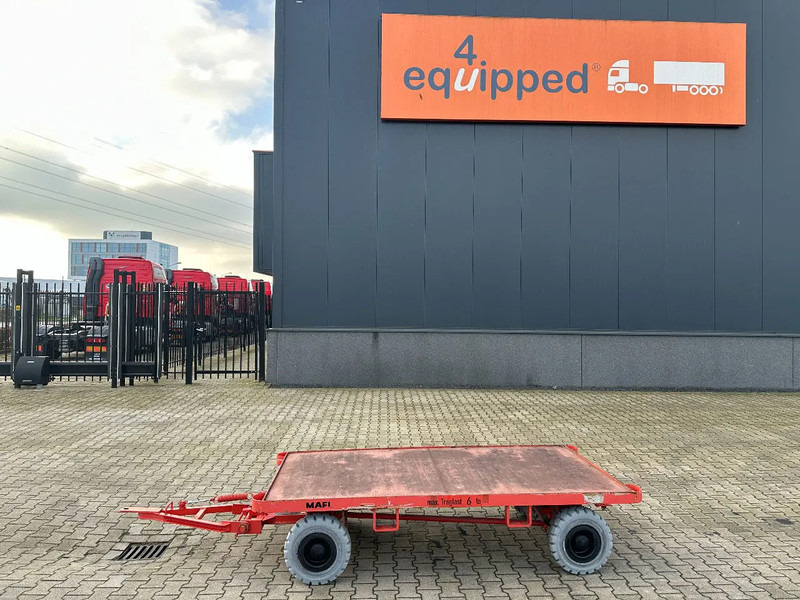Mafi double-steered and connectable heavy-duty trailers with 6000kg loading capacity, 9x available - Pajisje për trajtimin e materialeve: foto 1 Mafi double-steered and connectable heavy-duty trailers with 6000kg loading capacity, 9x available - Pajisje për trajtimin e materialeve: foto 1
