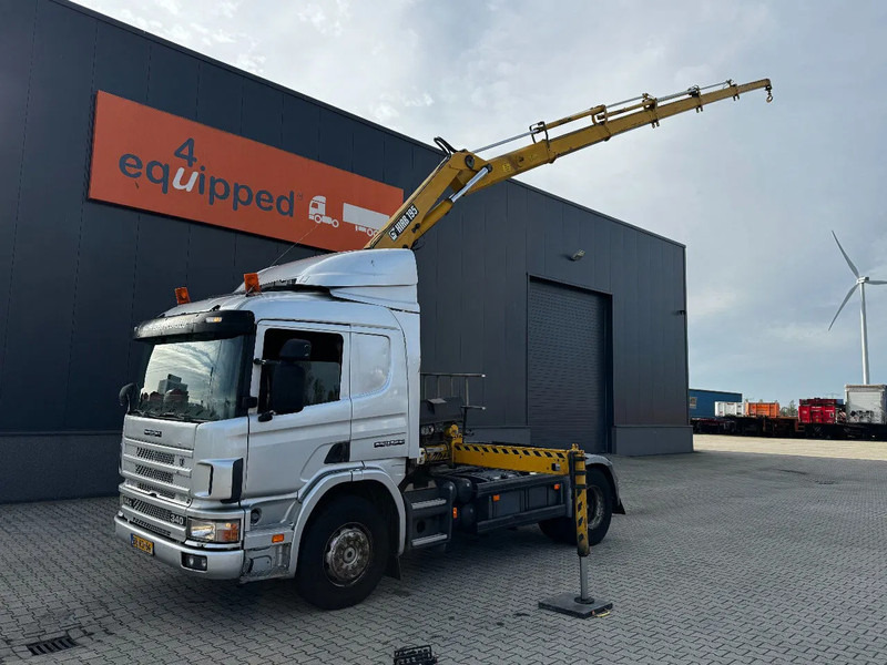 Scania P114-340 + HIAB 19-5 crane + remote / Euro-3 / 3 pedals / NL-truck / APK: 12-2025 - Kamion me vinç: foto 3 Scania P114-340 + HIAB 19-5 crane + remote / Euro-3 / 3 pedals / NL-truck / APK: 12-2025 - Kamion me vinç: foto 3