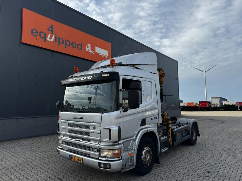 Scania P114-340 + HIAB 19-5 crane + remote / Euro-3 / 3 pedals / NL-truck / APK: 12-2025 - Kamion me vinç: foto 4 Scania P114-340 + HIAB 19-5 crane + remote / Euro-3 / 3 pedals / NL-truck / APK: 12-2025 - Kamion me vinç: foto 4
