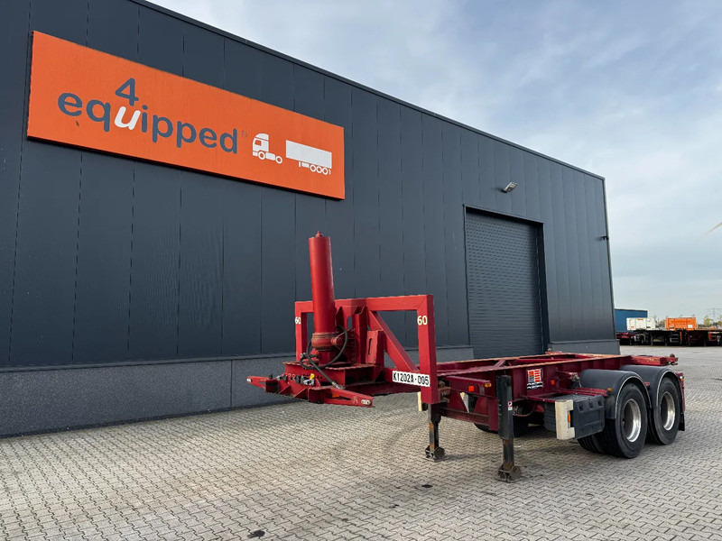 Van Hool 2 AXLE 20FT TIPPING-CHASSIS / TWIN-TIRES / BPW + DISC / ALCOA - Transportjer kontejnerësh/ Gjysmë rimorkio me karroceri të çmontueshme: foto 1 Van Hool 2 AXLE 20FT TIPPING-CHASSIS / TWIN-TIRES / BPW + DISC / ALCOA - Transportjer kontejnerësh/ Gjysmë rimorkio me karroceri të çmontueshme: foto 1