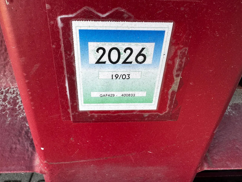 Transportjer kontejnerësh/ Gjysmë rimorkio me karroceri të çmontueshme Van Hool 2 AXLE 20FT TIPPING-CHASSIS, TWIN-TIRES, BPW + DRUM, ALCOA: foto 19