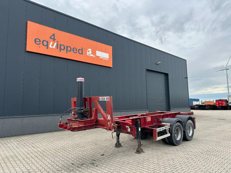 Van Hool 2 AXLE 20FT TIPPING-CHASSIS, TWIN-TIRES, BPW + DRUM, ALCOA - Transportjer kontejnerësh/ Gjysmë rimorkio me karroceri të çmontueshme: foto 1 Van Hool 2 AXLE 20FT TIPPING-CHASSIS, TWIN-TIRES, BPW + DRUM, ALCOA - Transportjer kontejnerësh/ Gjysmë rimorkio me karroceri të çmontueshme: foto 1