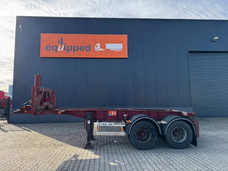 Van Hool 2 AXLE 20FT TIPPING-CHASSIS, TWIN-TIRES, BPW + DRUM, ALCOA, MOT 7/2026 - Transportjer kontejnerësh/ Gjysmë rimorkio me karroceri të çmontueshme: foto 3 Van Hool 2 AXLE 20FT TIPPING-CHASSIS, TWIN-TIRES, BPW + DRUM, ALCOA, MOT 7/2026 - Transportjer kontejnerësh/ Gjysmë rimorkio me karroceri të çmontueshme: foto 3