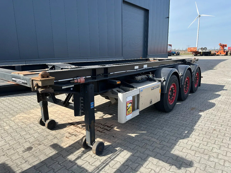 Transportjer kontejnerësh/ Gjysmë rimorkio me karroceri të çmontueshme Van Hool 20FT Tipping-chassis, ADR (EX/II, EX/III, FL, AT), SAF, 2 liftaxles, APK/ADR: 10-2025: foto 13