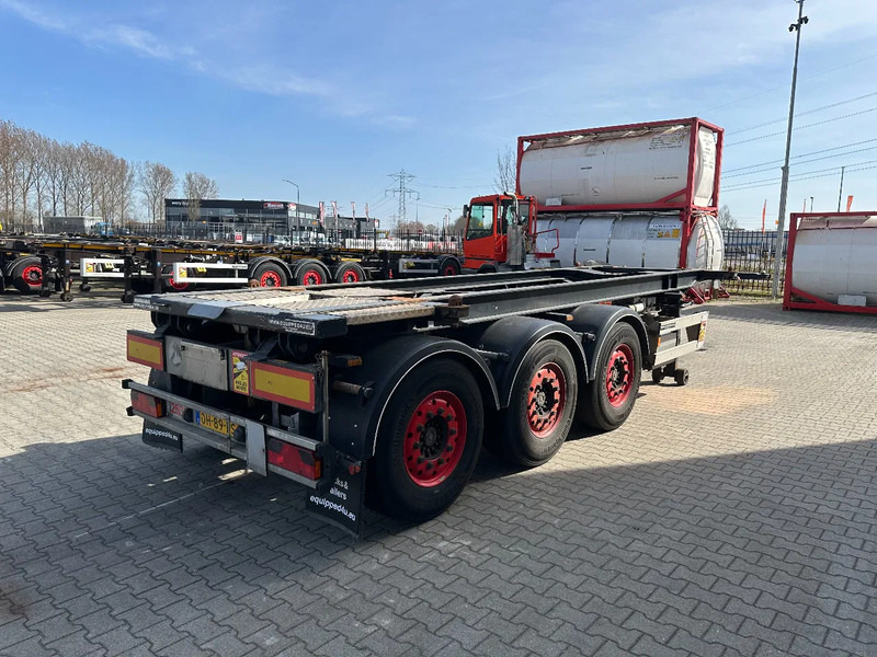 Transportjer kontejnerësh/ Gjysmë rimorkio me karroceri të çmontueshme Van Hool 20FT Tipping-chassis, ADR (EX/II, EX/III, FL, AT), SAF, 2 liftaxles, APK/ADR: 10-2025: foto 6