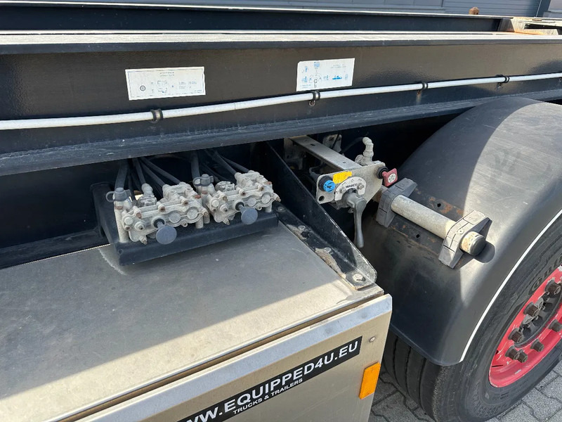 Transportjer kontejnerësh/ Gjysmë rimorkio me karroceri të çmontueshme Van Hool 20FT Tipping-chassis, ADR (EX/II, EX/III, FL, AT), SAF, 2 liftaxles, APK/ADR: 10-2025: foto 14