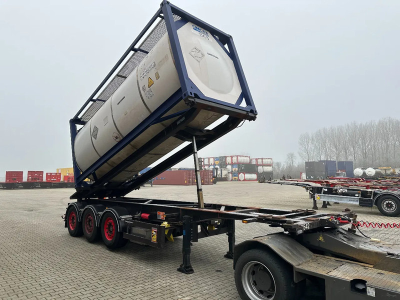 Van Hool 20FT Tipping-chassis, ADR (EX/II, EX/III, FL, AT), SAF, 2 liftaxles - Transportjer kontejnerësh/ Gjysmë rimorkio me karroceri të çmontueshme: foto 3 Van Hool 20FT Tipping-chassis, ADR (EX/II, EX/III, FL, AT), SAF, 2 liftaxles - Transportjer kontejnerësh/ Gjysmë rimorkio me karroceri të çmontueshme: foto 3