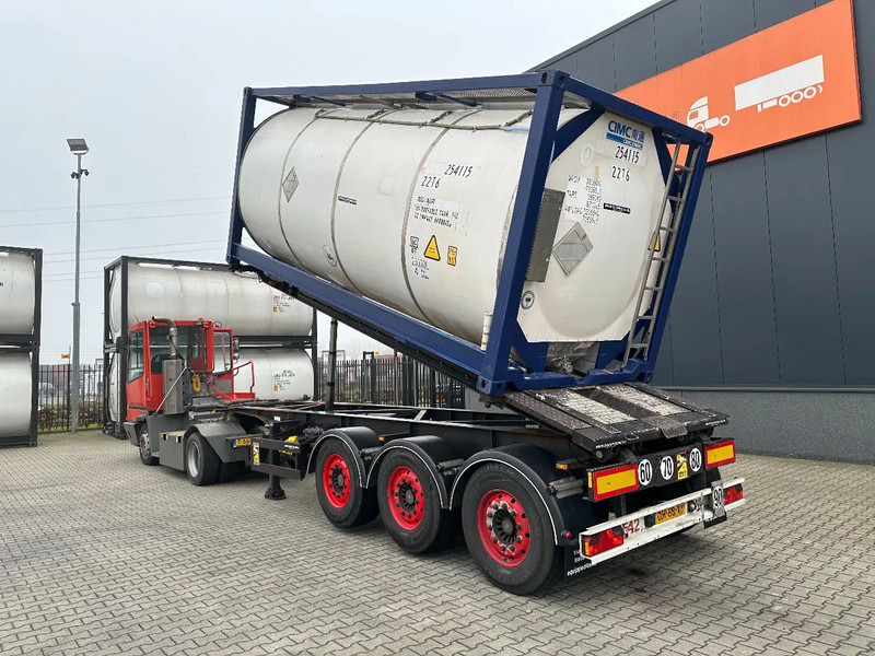 Van Hool 20FT Tipping-chassis, ADR (EX/II, EX/III, FL, AT), SAF, 2 liftaxles - Transportjer kontejnerësh/ Gjysmë rimorkio me karroceri të çmontueshme: foto 2 Van Hool 20FT Tipping-chassis, ADR (EX/II, EX/III, FL, AT), SAF, 2 liftaxles - Transportjer kontejnerësh/ Gjysmë rimorkio me karroceri të çmontueshme: foto 2