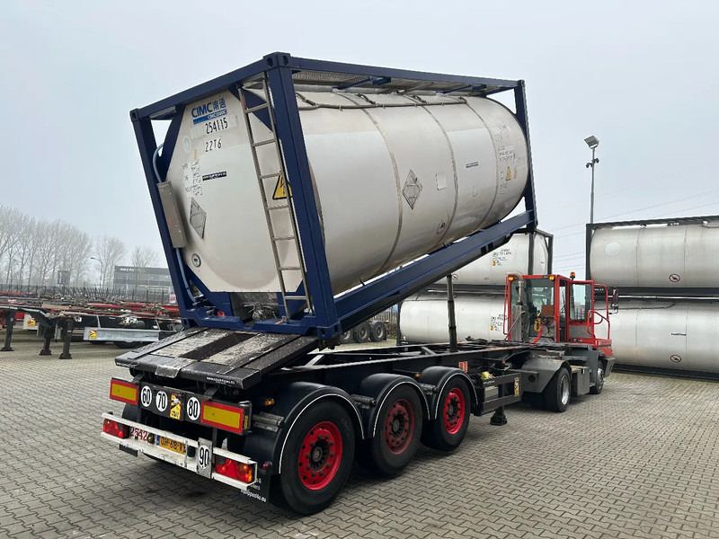 Van Hool 20FT Tipping-chassis, ADR (EX/II, EX/III, FL, AT), SAF, 2 liftaxles - Transportjer kontejnerësh/ Gjysmë rimorkio me karroceri të çmontueshme: foto 4 Van Hool 20FT Tipping-chassis, ADR (EX/II, EX/III, FL, AT), SAF, 2 liftaxles - Transportjer kontejnerësh/ Gjysmë rimorkio me karroceri të çmontueshme: foto 4