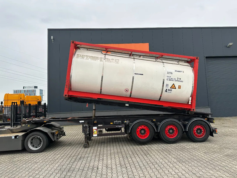 Van Hool 20FT Tipping-chassis, ADR (EX/II, EX/III, FL, AT), SAF + DISC, 2 liftaxles - Transportjer kontejnerësh/ Gjysmë rimorkio me karroceri të çmontueshme: foto 3 Van Hool 20FT Tipping-chassis, ADR (EX/II, EX/III, FL, AT), SAF + DISC, 2 liftaxles - Transportjer kontejnerësh/ Gjysmë rimorkio me karroceri të çmontueshme: foto 3