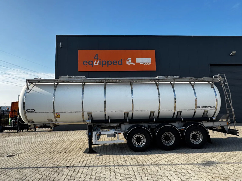 Van Hool FOOD / RVS chassis / 5.860KG/ 29.500L / 1-COMP / 1 -BAFFLE / DISC/ NL / TYRES 80 pct / APK - Gjysmë rimorkio me bot: foto 2 Van Hool FOOD / RVS chassis / 5.860KG/ 29.500L / 1-COMP / 1 -BAFFLE / DISC/ NL / TYRES 80 pct / APK - Gjysmë rimorkio me bot: foto 2