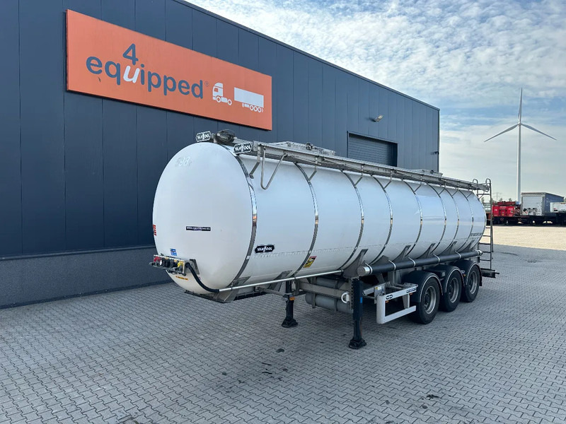 Van Hool LEBENSMITTEL / RVS Rahmen / Leergewicht: 5.860kg / 29.500L / 1-Kammer+ 1 Schwallwand / Scheibebremse / NL / APK - Gjysmë rimorkio me bot: foto 1 Van Hool LEBENSMITTEL / RVS Rahmen / Leergewicht: 5.860kg / 29.500L / 1-Kammer+ 1 Schwallwand / Scheibebremse / NL / APK - Gjysmë rimorkio me bot: foto 1