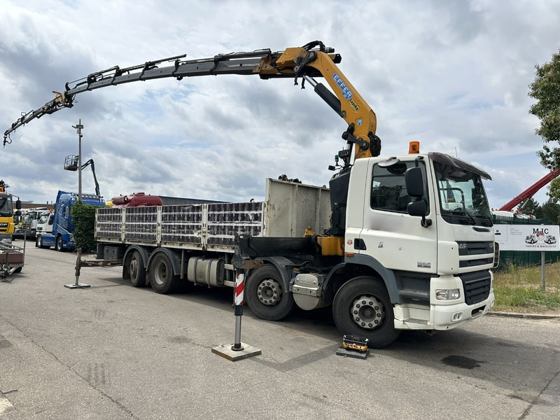 DAF CF 85.360 8x2 + KRAN (25m!) EFFER 305 6S + JIB 4S + ROTATOR - PLATORM 7m60 - LIFT + STEERING AXLE - EURO 5 - BE - Kamion me karroceri të hapur, Kamion me vinç: foto 2 DAF CF 85.360 8x2 + KRAN (25m!) EFFER 305 6S + JIB 4S + ROTATOR - PLATORM 7m60 - LIFT + STEERING AXLE - EURO 5 - BE - Kamion me karroceri të hapur, Kamion me vinç: foto 2