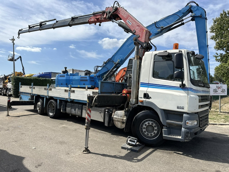 DAF CF 85.410 6X2 + KRAN FASSI F360XP 5x - RETARDER - EURO 5 - LIFT + STEERING AXLE - PLATFORM 7m45 - TUV 05/2026 - Kamion me karroceri të hapur, Kamion me vinç: foto 2 DAF CF 85.410 6X2 + KRAN FASSI F360XP 5x - RETARDER - EURO 5 - LIFT + STEERING AXLE - PLATFORM 7m45 - TUV 05/2026 - Kamion me karroceri të hapur, Kamion me vinç: foto 2