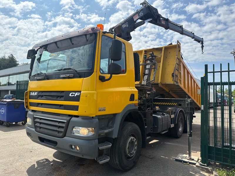 DAF CF 85.410 6X4 21T HOOKLIFT + CRANE HIAB 166-3 HIPRO + ROTATOR - 5/6F - RETARDER - TÜV 10/2025 - EURO 5 - BE TRUCK - Kamion vetëngarkues, Kamion me vinç: foto 4 DAF CF 85.410 6X4 21T HOOKLIFT + CRANE HIAB 166-3 HIPRO + ROTATOR - 5/6F - RETARDER - TÜV 10/2025 - EURO 5 - BE TRUCK - Kamion vetëngarkues, Kamion me vinç: foto 4