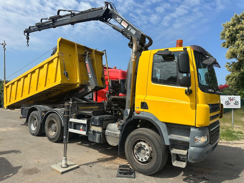 DAF CF 85.410 6X4 21T HOOKLIFT + CRANE HIAB 166-3 HIPRO + ROTATOR - 5/6F - RETARDER - TÜV 10/2025 - EURO 5 - BE TRUCK - Kamion vetëngarkues, Kamion me vinç: foto 1 DAF CF 85.410 6X4 21T HOOKLIFT + CRANE HIAB 166-3 HIPRO + ROTATOR - 5/6F - RETARDER - TÜV 10/2025 - EURO 5 - BE TRUCK - Kamion vetëngarkues, Kamion me vinç: foto 1