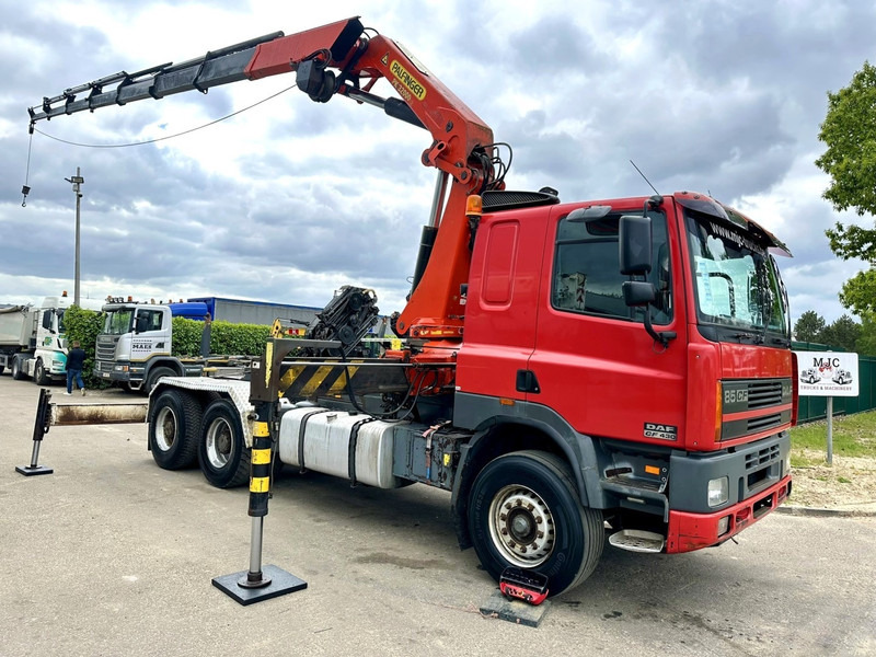 DAF 85 CF 430 6x4 TRACTOR + CRANE PK 32.000 F (7x) + WINCH - EURO 2 - MANUAL ZF - HUB REDUCTION / STEEL SPRING - BE TRUCK - Gjysmë-kamion: foto 2 DAF 85 CF 430 6x4 TRACTOR + CRANE PK 32.000 F (7x) + WINCH - EURO 2 - MANUAL ZF - HUB REDUCTION / STEEL SPRING - BE TRUCK - Gjysmë-kamion: foto 2