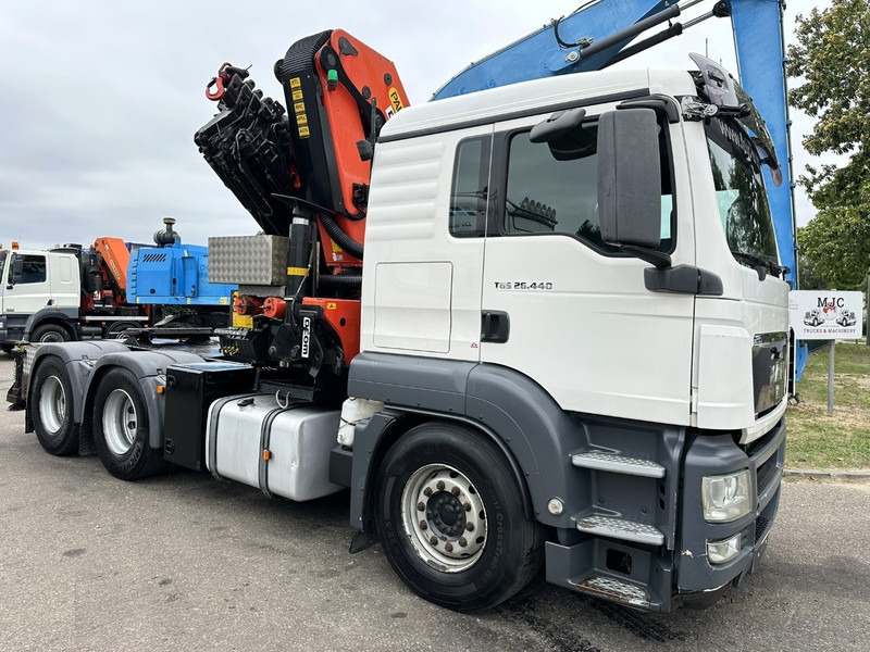 MAN TGS 26.440 6X4 SZM + (22m) KRAN PALFINGER PK62002 E 6x H + 1ME - RETARDER - EURO 5 - BE TRUCK - Gjysmë-kamion: foto 1 MAN TGS 26.440 6X4 SZM + (22m) KRAN PALFINGER PK62002 E 6x H + 1ME - RETARDER - EURO 5 - BE TRUCK - Gjysmë-kamion: foto 1