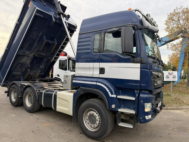 MAN TGS 33.480 6x4 ZSM + KIPPER - WECHSEL / WISSELSYSTEEM / DOUBLE PVA - RETARDER - HUB REDUCTION - BE TRUCK - Gjysmë-kamion: foto 1 MAN TGS 33.480 6x4 ZSM + KIPPER - WECHSEL / WISSELSYSTEEM / DOUBLE PVA - RETARDER - HUB REDUCTION - BE TRUCK - Gjysmë-kamion: foto 1