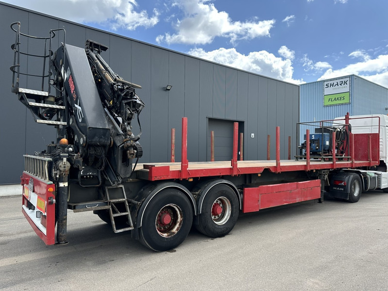 Kwb 2-AXLES PLATFORM + CRANE + HIAB 377 E-4 HIPRO + JIB 100X-3 + RADIO + ROTATOR - SAF axles - AIR SUSPENISION - BELGIAN REG. - Gjysmë rimorkio e hapur/ Platformë: foto 1 Kwb 2-AXLES PLATFORM + CRANE + HIAB 377 E-4 HIPRO + JIB 100X-3 + RADIO + ROTATOR - SAF axles - AIR SUSPENISION - BELGIAN REG. - Gjysmë rimorkio e hapur/ Platformë: foto 1