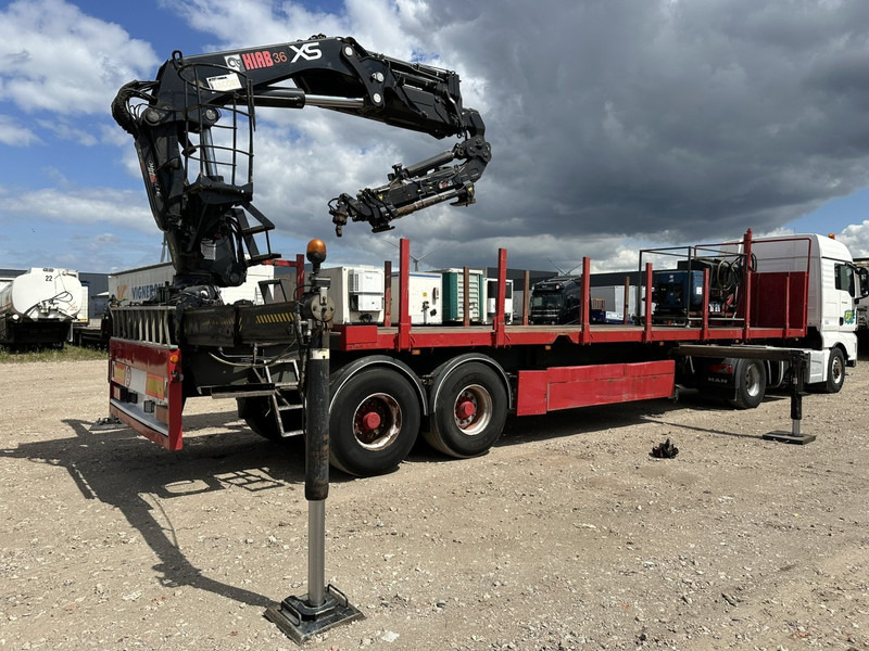Kwb 2-AXLES PLATFORM + CRANE + HIAB 377 E-4 HIPRO + JIB 100X-3 + RADIO + ROTATOR - SAF axles - AIR SUSPENISION - BELGIAN REG. - Gjysmë rimorkio e hapur/ Platformë: foto 2 Kwb 2-AXLES PLATFORM + CRANE + HIAB 377 E-4 HIPRO + JIB 100X-3 + RADIO + ROTATOR - SAF axles - AIR SUSPENISION - BELGIAN REG. - Gjysmë rimorkio e hapur/ Platformë: foto 2