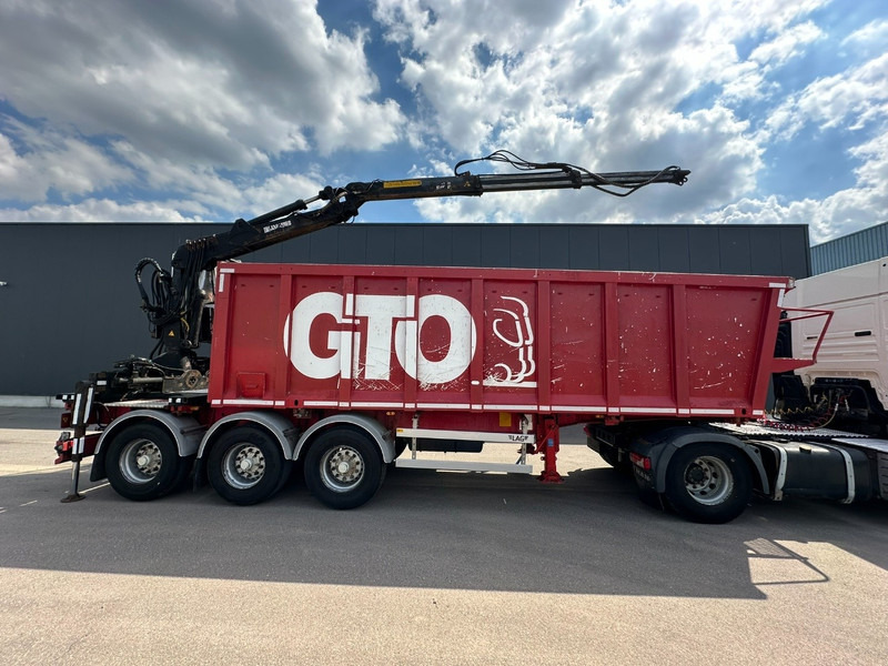 LAG 3-AXLES ALU BOX + CRANE JONSORED 1090 DT-CORTO + CABIN - 2x EXTENDABLE - 5/6 F - BELGIAN PAPERS - Gjysmë rimorkio e hapur/ Platformë: foto 3 LAG 3-AXLES ALU BOX + CRANE JONSORED 1090 DT-CORTO + CABIN - 2x EXTENDABLE - 5/6 F - BELGIAN PAPERS - Gjysmë rimorkio e hapur/ Platformë: foto 3