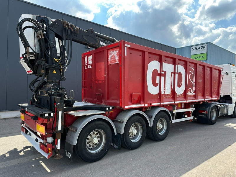 LAG 3-AXLES ALU BOX + CRANE JONSORED 1090 DT-CORTO + CABIN - 2x EXTENDABLE - 5/6 F - BELGIAN PAPERS - Gjysmë rimorkio e hapur/ Platformë: foto 5 LAG 3-AXLES ALU BOX + CRANE JONSORED 1090 DT-CORTO + CABIN - 2x EXTENDABLE - 5/6 F - BELGIAN PAPERS - Gjysmë rimorkio e hapur/ Platformë: foto 5