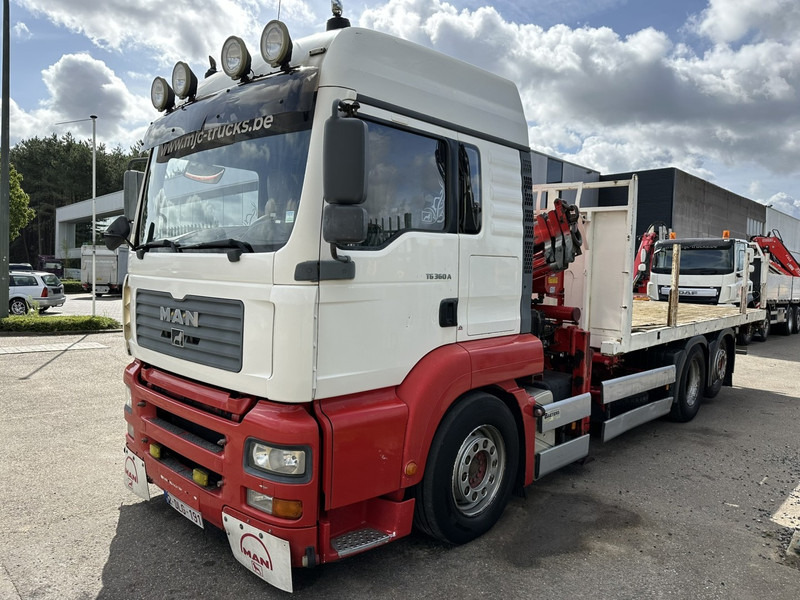 MAN TG 360 A 6x2 + KRAN ATLAS 100.1 A3 - PLATFORM 5m80 - E3 - LIFT-AXLE - FULL AIR SUSPENSION - ZF AS TRONIC - BE TRUCK - Kamion me karroceri të hapur, Kamion me vinç: foto 3 MAN TG 360 A 6x2 + KRAN ATLAS 100.1 A3 - PLATFORM 5m80 - E3 - LIFT-AXLE - FULL AIR SUSPENSION - ZF AS TRONIC - BE TRUCK - Kamion me karroceri të hapur, Kamion me vinç: foto 3