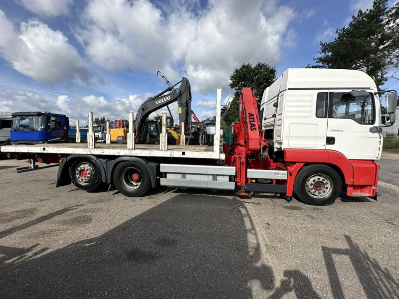 MAN TG 360 A 6x2 + KRAN ATLAS 100.1 A3 - PLATFORM 5m80 - E3 - LIFT-AXLE - FULL AIR SUSPENSION - ZF AS TRONIC - BE TRUCK - Kamion me karroceri të hapur, Kamion me vinç: foto 4 MAN TG 360 A 6x2 + KRAN ATLAS 100.1 A3 - PLATFORM 5m80 - E3 - LIFT-AXLE - FULL AIR SUSPENSION - ZF AS TRONIC - BE TRUCK - Kamion me karroceri të hapur, Kamion me vinç: foto 4