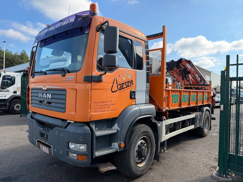 MAN TGA 18.310 4x4 Hydro-drive 2-SEITEN KIPPER + KRAN ATLAS 165 (4x) + RADIO - BE truck - Kamion vetëshkarkues, Kamion me vinç: foto 3 MAN TGA 18.310 4x4 Hydro-drive 2-SEITEN KIPPER + KRAN ATLAS 165 (4x) + RADIO - BE truck - Kamion vetëshkarkues, Kamion me vinç: foto 3