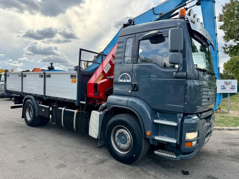 MAN TGA 18.350 4x2 TIPPER + CRANE HMF 1110 K2 + ROTATOR - STEEL SPRING / BLATT / BALLESTAS / LAMES - BE TRUCK - Kamion vetëshkarkues, Kamion me vinç: foto 3 MAN TGA 18.350 4x2 TIPPER + CRANE HMF 1110 K2 + ROTATOR - STEEL SPRING / BLATT / BALLESTAS / LAMES - BE TRUCK - Kamion vetëshkarkues, Kamion me vinç: foto 3