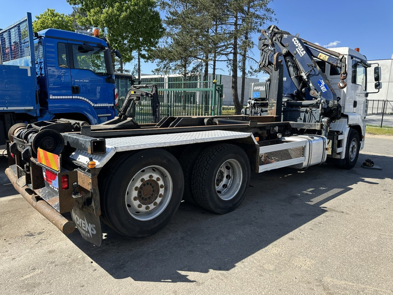 MAN TGA 26.310 6X2 HOOKLIFT + CRANE COPMA 160.4 + JIB J2 + WINCH - RADIO - LIFT + STEERING AXLE - EURO 3 - BE - Kamion vetëngarkues, Kamion me vinç: foto 5 MAN TGA 26.310 6X2 HOOKLIFT + CRANE COPMA 160.4 + JIB J2 + WINCH - RADIO - LIFT + STEERING AXLE - EURO 3 - BE - Kamion vetëngarkues, Kamion me vinç: foto 5