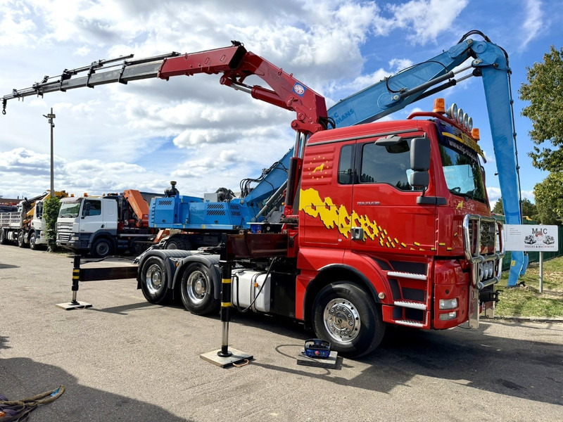 MAN TGA 33.530 6x4 - 90T + CRANE HMF 3720 K6 (17.3m) - RETARDER - MANUAL ZF - EURO 3 - 590.000km - ALCOA - BIG AXLES HUB REDUCTION - BE TRUCK - TOP CONDITION - Kamion me vinç: foto 1 MAN TGA 33.530 6x4 - 90T + CRANE HMF 3720 K6 (17.3m) - RETARDER - MANUAL ZF - EURO 3 - 590.000km - ALCOA - BIG AXLES HUB REDUCTION - BE TRUCK - TOP CONDITION - Kamion me vinç: foto 1