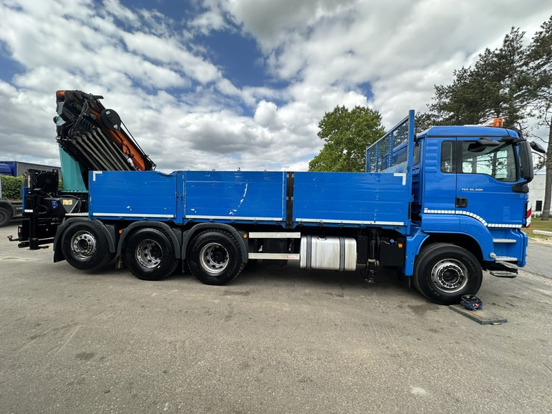 MAN TGS 35.400 8x4 TRIDEM + (32.5m) KRAN HMF 4720 K6 + JIB FJ1000 K4 - PRITSCHE 6m - LIFT/LENK ACHSE - RADIO - 5E F - BELGISCHE LKW - Kamion me karroceri të hapur, Kamion me vinç: foto 4 MAN TGS 35.400 8x4 TRIDEM + (32.5m) KRAN HMF 4720 K6 + JIB FJ1000 K4 - PRITSCHE 6m - LIFT/LENK ACHSE - RADIO - 5E F - BELGISCHE LKW - Kamion me karroceri të hapur, Kamion me vinç: foto 4