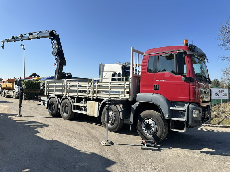 MAN TGS 35.420 8x4 + CRANE HIAB X-HIPRO 302 EP-5 - 192.000km - ROTATOR - 5/6 F - PLATFORM 6m55 - AIR SUSPENSION - TUV 06/2025 - TOP CONDITION - Kamion me vinç: foto 1 MAN TGS 35.420 8x4 + CRANE HIAB X-HIPRO 302 EP-5 - 192.000km - ROTATOR - 5/6 F - PLATFORM 6m55 - AIR SUSPENSION - TUV 06/2025 - TOP CONDITION - Kamion me vinç: foto 1