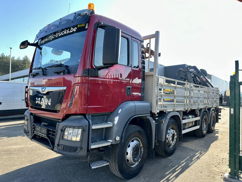 MAN TGS 35.420 8x4 + CRANE HIAB X-HIPRO 302 EP-5 - 192.000km - ROTATOR - 5/6 F - PLATFORM 6m55 - AIR SUSPENSION - TUV 06/2025 - TOP CONDITION - Kamion me karroceri të hapur, Kamion me vinç: foto 3 MAN TGS 35.420 8x4 + CRANE HIAB X-HIPRO 302 EP-5 - 192.000km - ROTATOR - 5/6 F - PLATFORM 6m55 - AIR SUSPENSION - TUV 06/2025 - TOP CONDITION - Kamion me karroceri të hapur, Kamion me vinç: foto 3