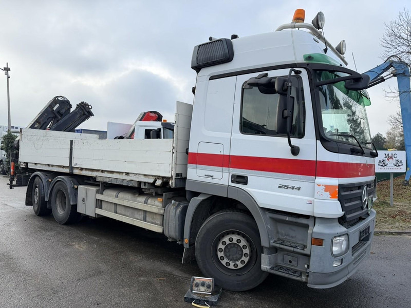 Mercedes-Benz ACTROS 2544 6x2 MP2 + CRANE ATLAS 165.2E (3x HYDR) - RADIO - *FULL AIR* - LIFT + STEERING AXLE - *299.000km* - PLATFORM 6m50 - Kamion me vinç: foto 2 Mercedes-Benz ACTROS 2544 6x2 MP2 + CRANE ATLAS 165.2E (3x HYDR) - RADIO - *FULL AIR* - LIFT + STEERING AXLE - *299.000km* - PLATFORM 6m50 - Kamion me vinç: foto 2